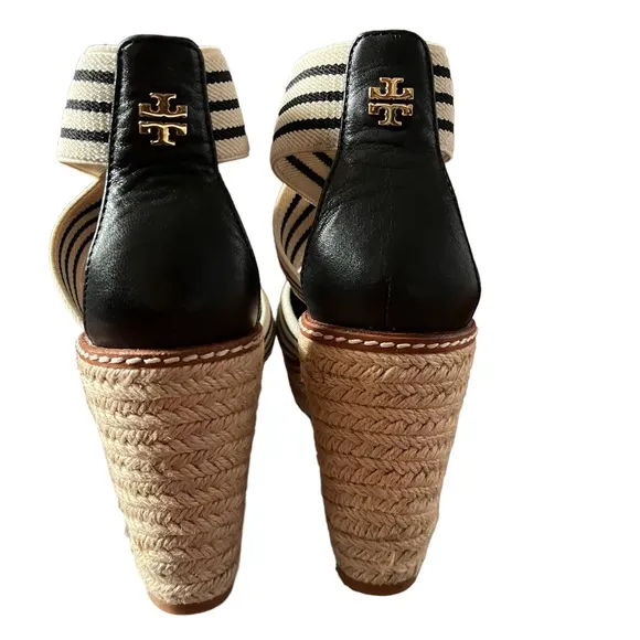 Tory Burch Frieda Espadrille Wedge Sandal size 6.5