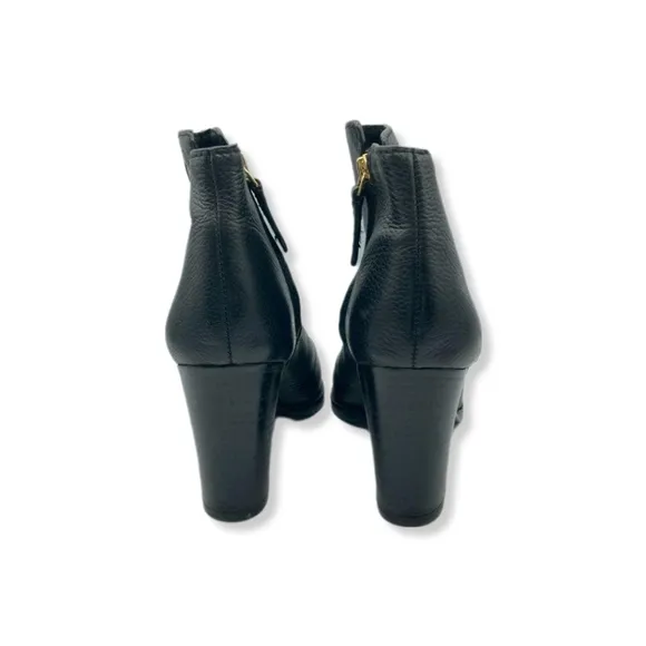 Tory Burch Leather Studded Accents Boots