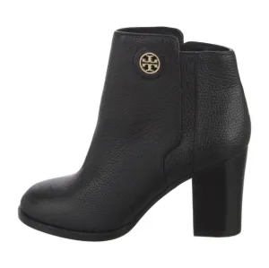 Tory Burch Leather Studded Accents Boots