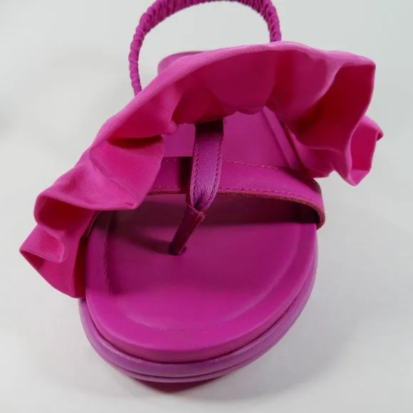 TRACY REESE NATURALIZER Hope For Flowers Firecracker SANDALS Size 7 Fuchsia NEW