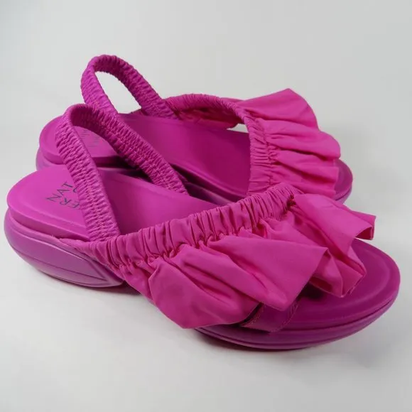 TRACY REESE NATURALIZER Hope For Flowers Firecracker SANDALS Size 7 Fuchsia NEW