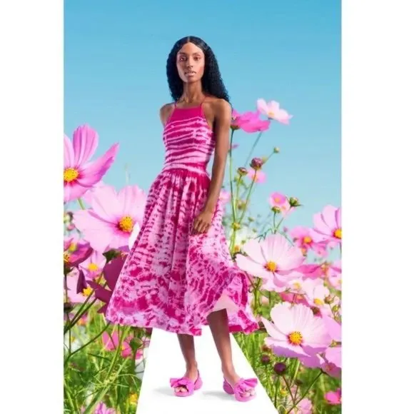 TRACY REESE NATURALIZER Hope For Flowers Firecracker SANDALS Size 7 Fuchsia NEW