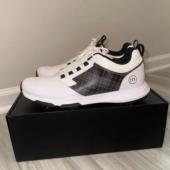 Travis Mathew THE RINGER II TARTAN Golf Shoes St Andrew’s Scotland Plaid US 12