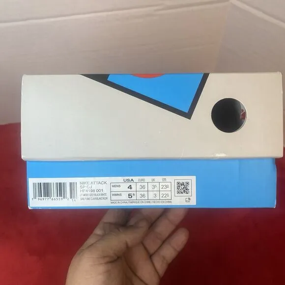 Travis Scott Cactus Jack x Nike Attack Smoke Grey Mens 4, Womens 5.5 New W/ Box