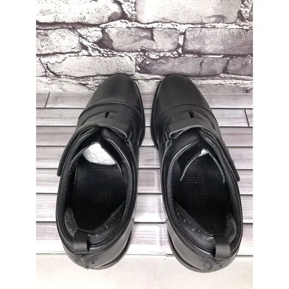 TSUBO 8189 Black Leather Slip On Strap Performance Shoes Men’s Sz 12M US/45.5EU