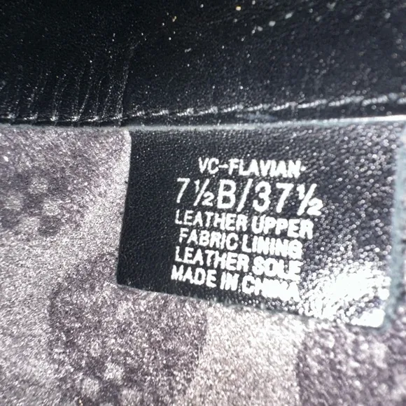 UEC nce Camuto Zennia Tall Boot with Stretch Back Sz 7.5/37.5