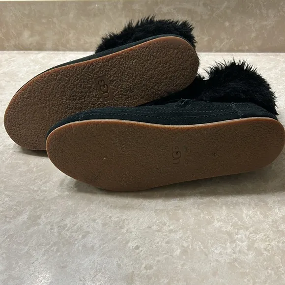 Ugg Antione faux fur and suede booties