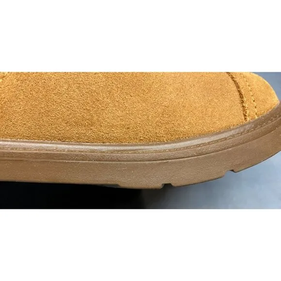 UGG Australia Boys Azell Hiker Weather Boots Suede Chestnut Size 4 NEW IN BOX!