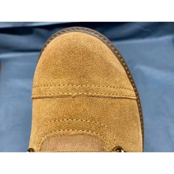 UGG Australia Boys Azell Hiker Weather Boots Suede Chestnut Size 4 NEW IN BOX!