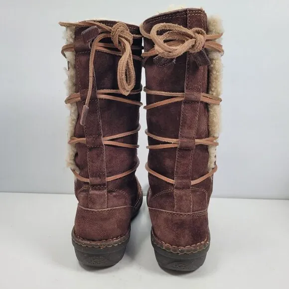 UGG Australia Surfcat Women's Brown Winter Boots US Size 8