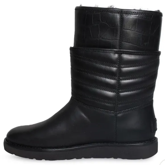 UGG Aviva embossed crocodile print boots