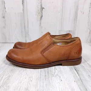 UGG Biltmore Chelsea Waterproof Leather Slip-On Dress Shoes Chestnut Brown #1010
