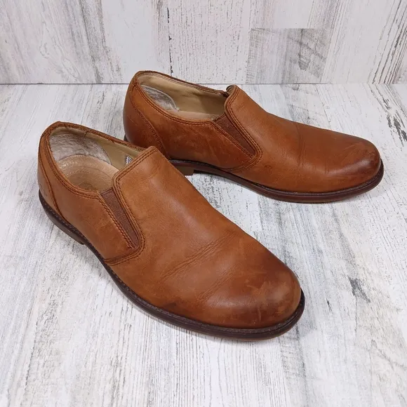 UGG Biltmore Chelsea Waterproof Leather Slip-On Dress Shoes Chestnut Brown #1010