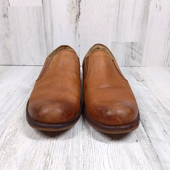 UGG Biltmore Chelsea Waterproof Leather Slip-On Dress Shoes Chestnut Brown #1010
