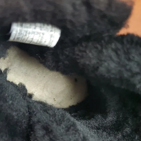 UGG Black Fur-Lined Boots - 7