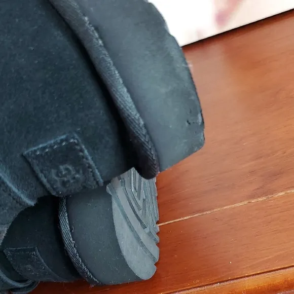 UGG Black Fur-Lined Boots - 7