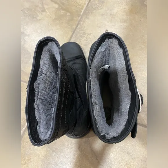 UGG black motorcycle boots