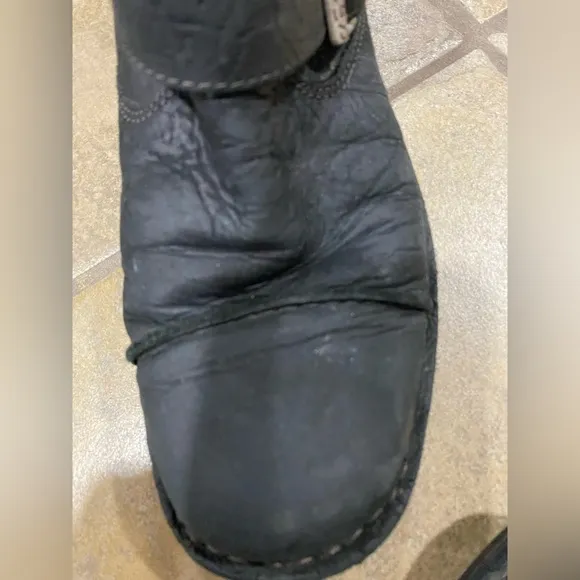 UGG black motorcycle boots