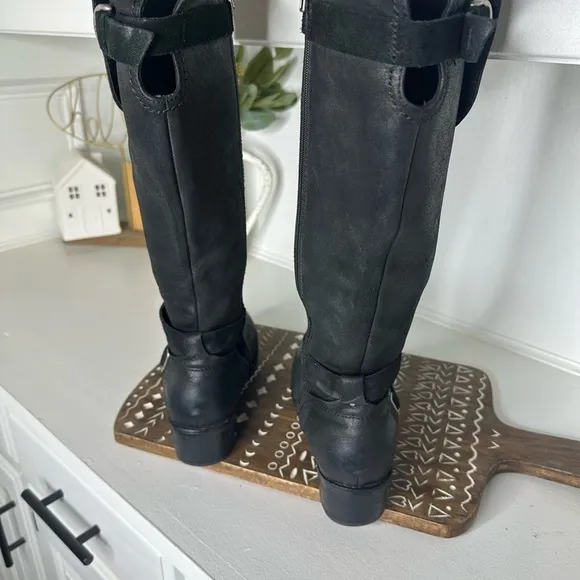 UGG Black Over the Knee Boots with Chunky Heel and Simple Design Women’s -Size 7