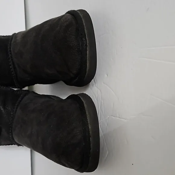 Ugg Bowen Swarovski Crystal Bling Studded Boots sz5  Black Pre-owned