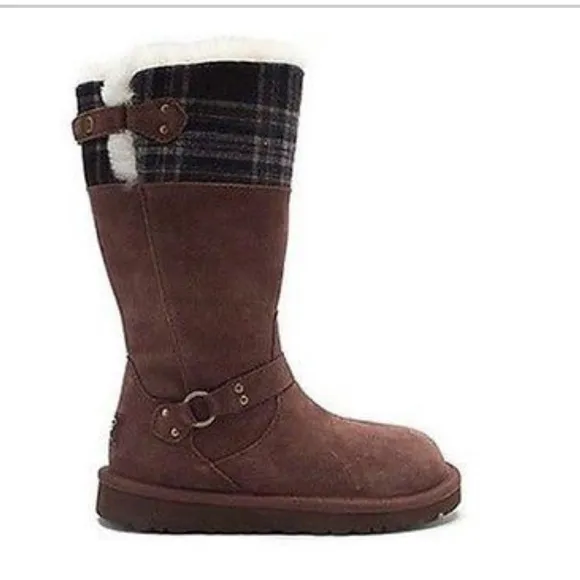 UGG Chocolate Brown Suede Boots