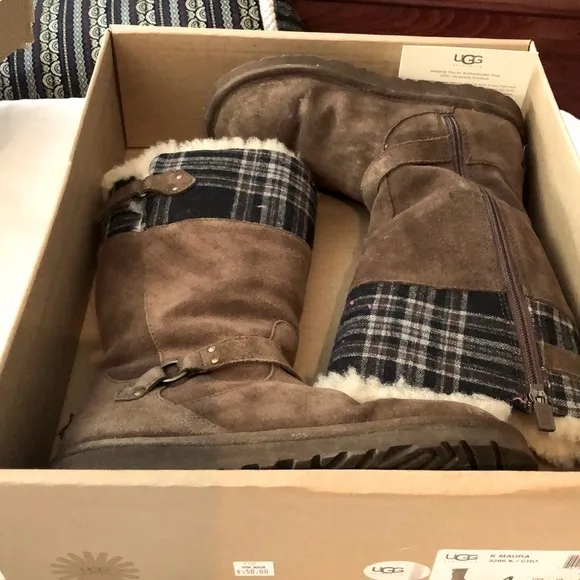 UGG Chocolate Brown Suede Boots