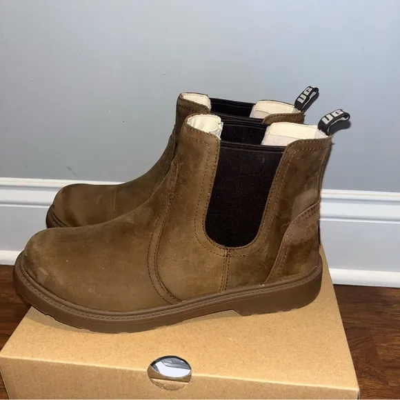 UGG Kids K Bolden Weather Brown Boots girls 6