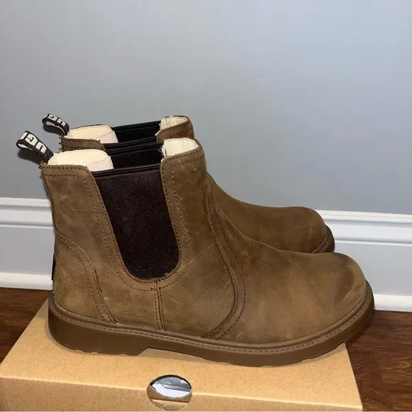 UGG Kids K Bolden Weather Brown Boots girls 6