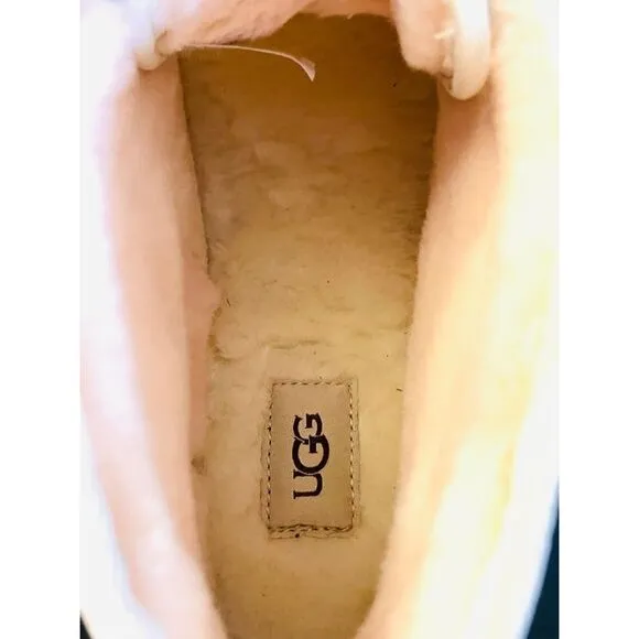 UGG Neumel Natural Canvas Ankle Boots Off White Men’s Sz 12 (1117613) NWOB