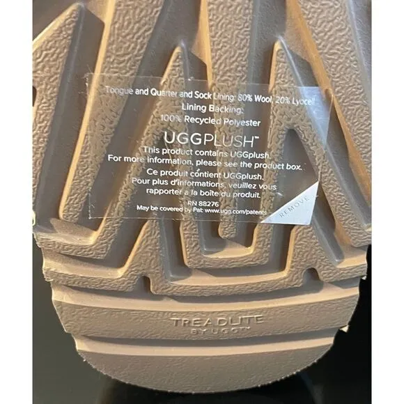 UGG Neumel Natural Canvas Ankle Boots Off White Men’s Sz 12 (1117613) NWOB