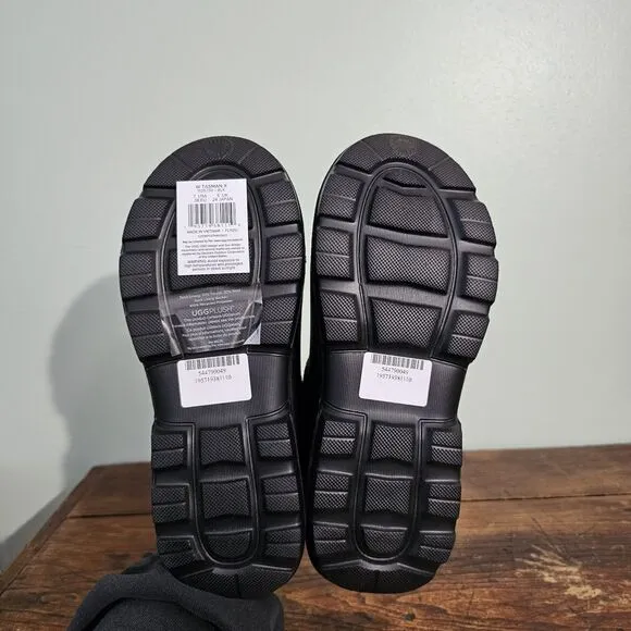 Ugg Tasman X Weather Boots Black Womens Size 7 Waterproof