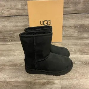 UGG | UGG | Classic Weather Short II Toddler Boots Black Wool Lined NEW
