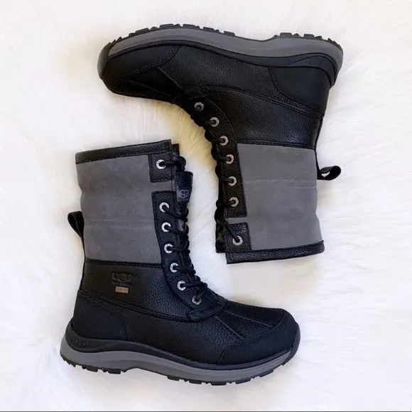 UGG Women’s Adirondack III Black Waterproof Boots