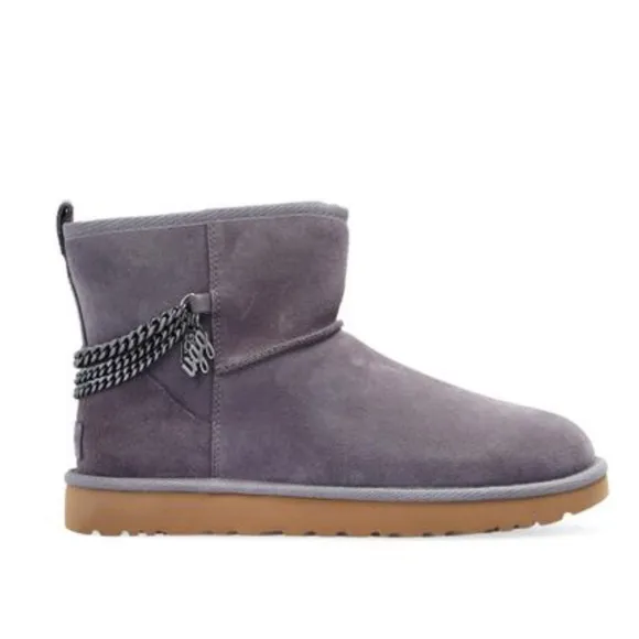 UGG Women’s Classic Mini Chains Shade Suede Boots