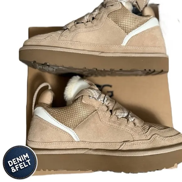 Ugg Womens Lowmel Boots/Shoes/Sneakers  | Color: Sand | NEW/NIB!! 🤎🤎