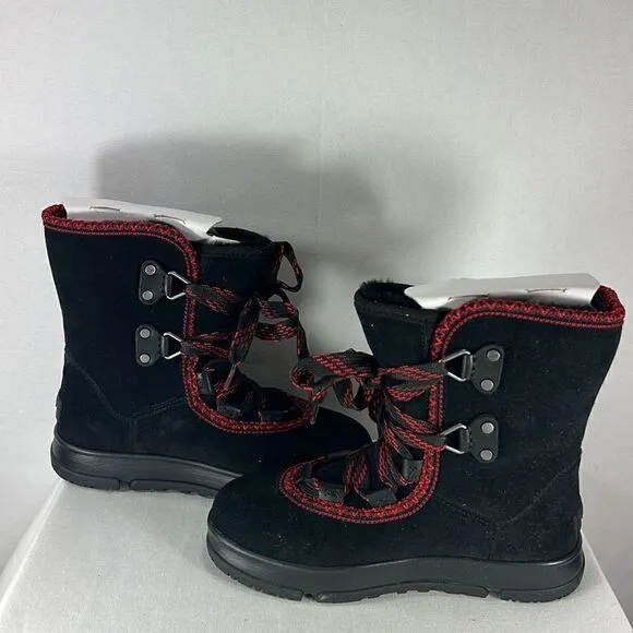 UGG Classic Weather Hiker Hi Black Boots size 7.5