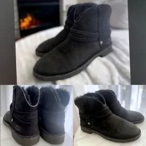 UGG Pasqual Winter Shearling Suede Boots Size 5