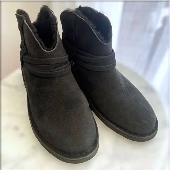 UGG Pasqual Winter Shearling Suede Boots Size 5