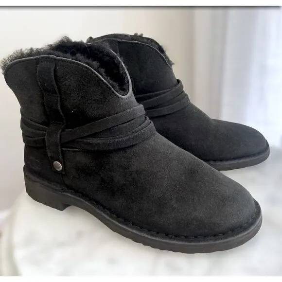 UGG Pasqual Winter Shearling Suede Boots Size 5