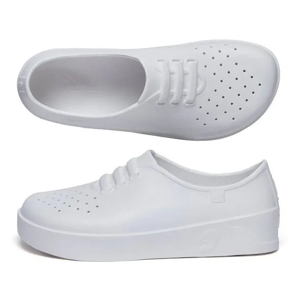 UIN Men's Sandals Beach Summer Anti-Slip Comfort Slippers(Tenerife Ⅱ-pure White)
