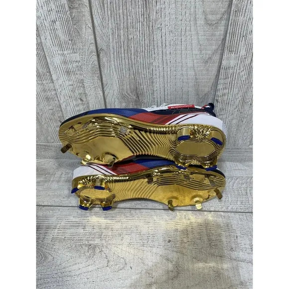 Under Armour Harper 7 USA ST HOVR Baseball Cleats 3025645-100 Men's Sz 8 New