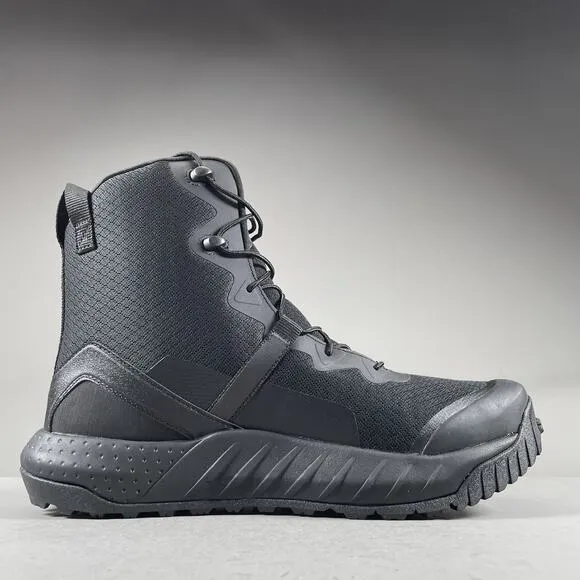 Under Armour Micro G Valsetz Mid Men’s 11 Triple Black Tactical Boots Waterproof