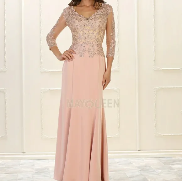V neck lace bodice with sleeves, plus size available,black,gold,navy,rose