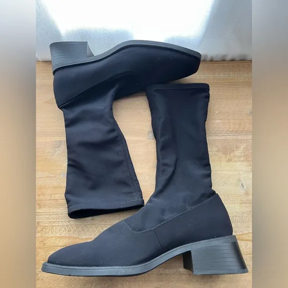 Vagabond Ansie Black Synthetic Stretch Boot Women’s Size 40