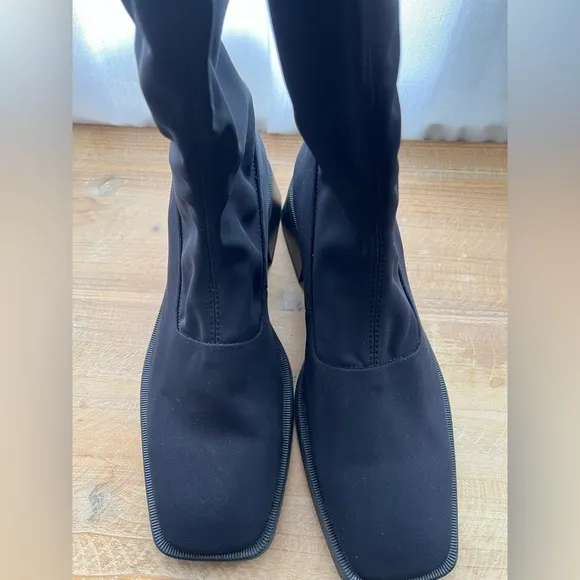 Vagabond Ansie Black Synthetic Stretch Boot Women’s Size 40