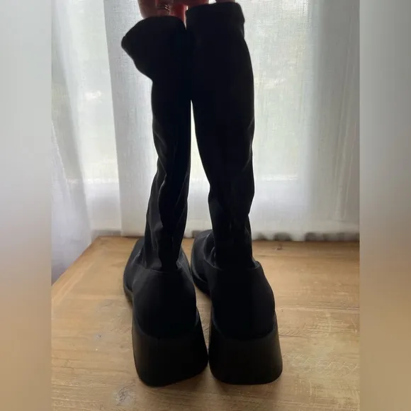 Vagabond Ansie Black Synthetic Stretch Boot Women’s Size 40