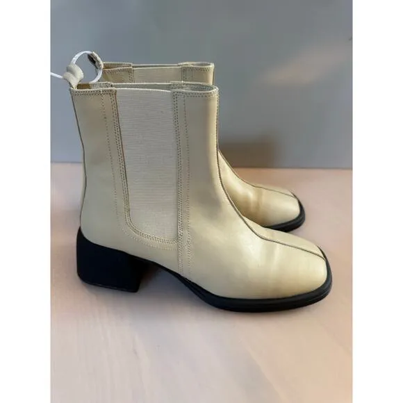 VAGABOND Ansie Boots Beige leather size 39 women’s or size 9 US (new)