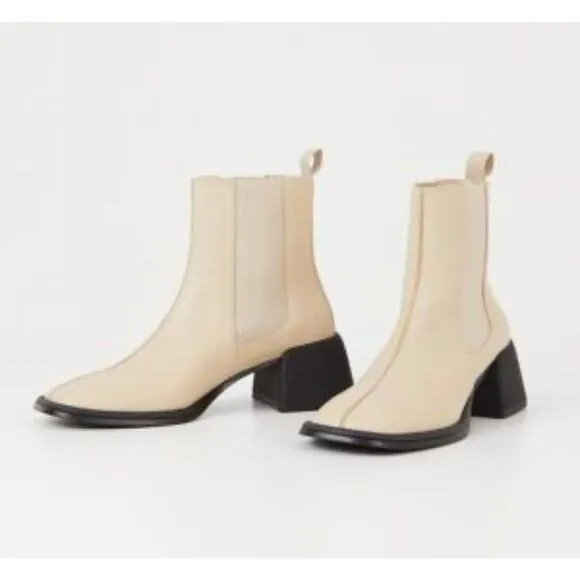 VAGABOND Ansie Boots Beige leather size 39 women’s or size 9 US (new)