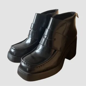 Vagabond Black Platform Black Heel Ankle “Brooke” Boots EU40 ($210)
