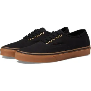 Vans Authentic Unisex Sneaker Black/Rubber Color Size M 8.5 / W 10